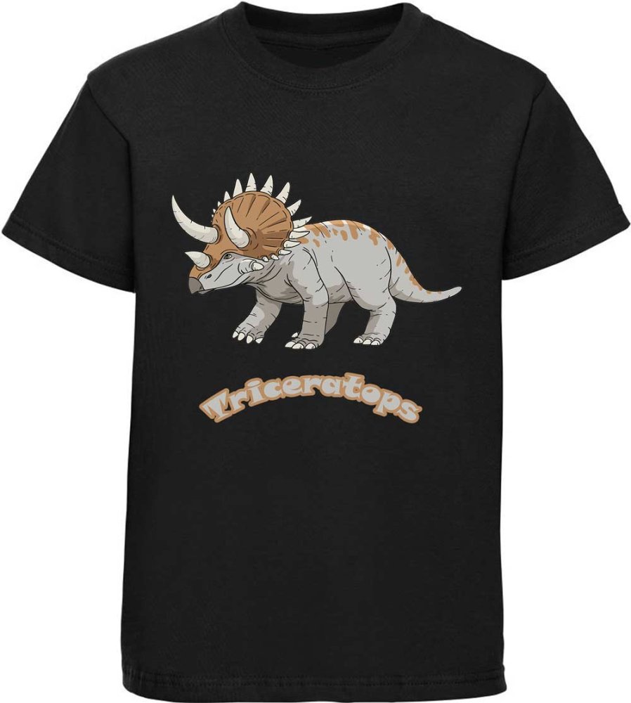 Bedrucktes Kinder mit Triceratops i52